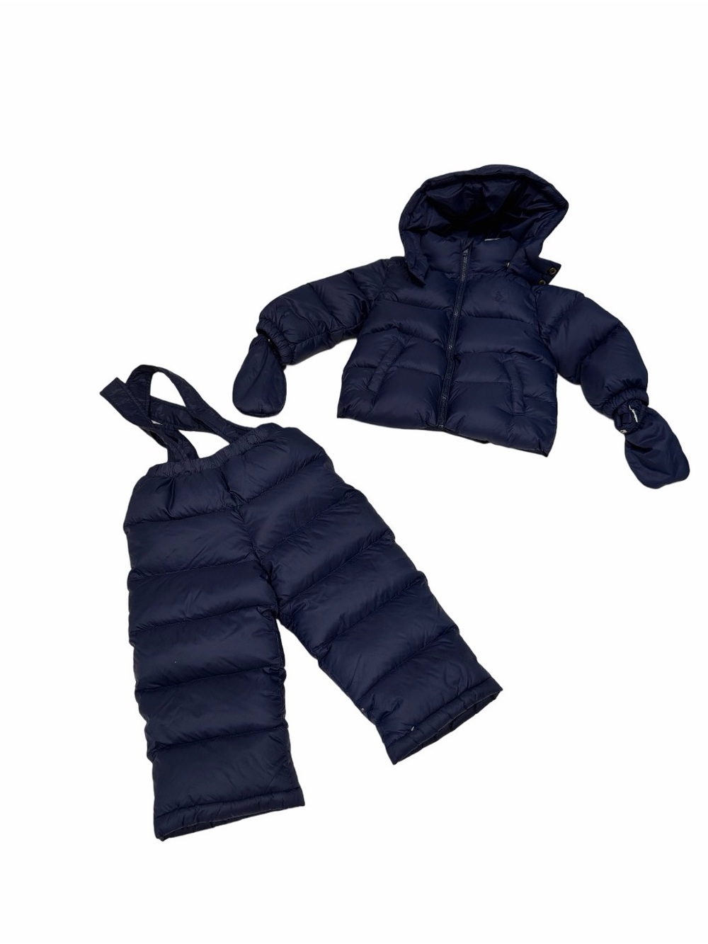 Ralph Lauren‎ Baby Winter Ski Set Jacket And Overall Blue Size 18 Month